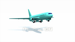 映像CG 飛行機 Airplane120215-004